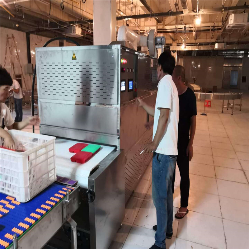 天津學生盒飯配送使用微波加熱隧道爐