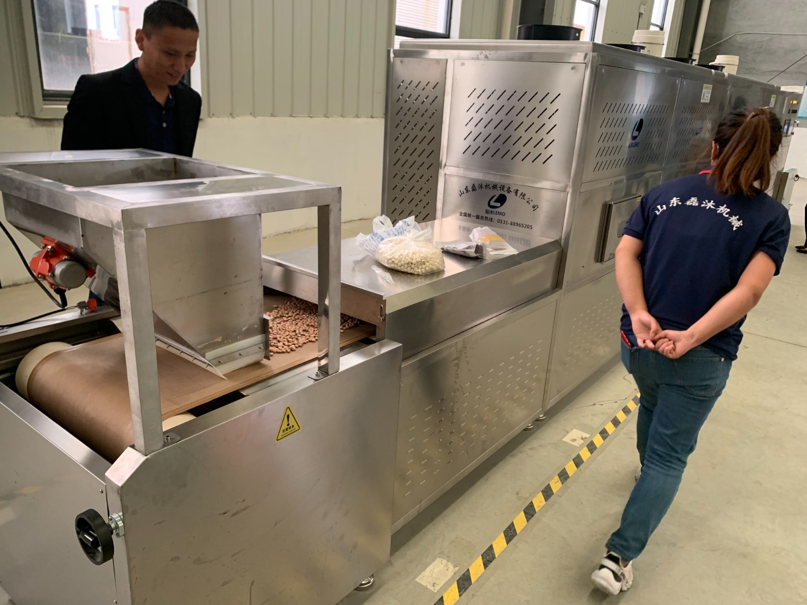 五谷雜糧全自動智能操作烘烤熟化一體機詳細介紹+