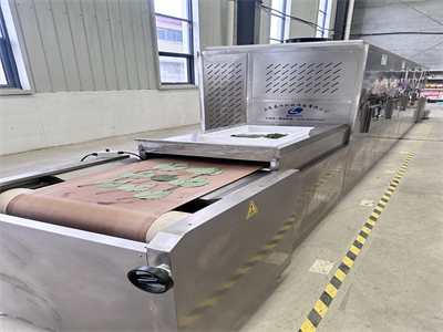 微波設備烘干的構葉不變形不變色