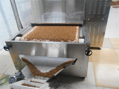 黃粉蟲微波烘干隧道爐的優勢體現在哪些方面