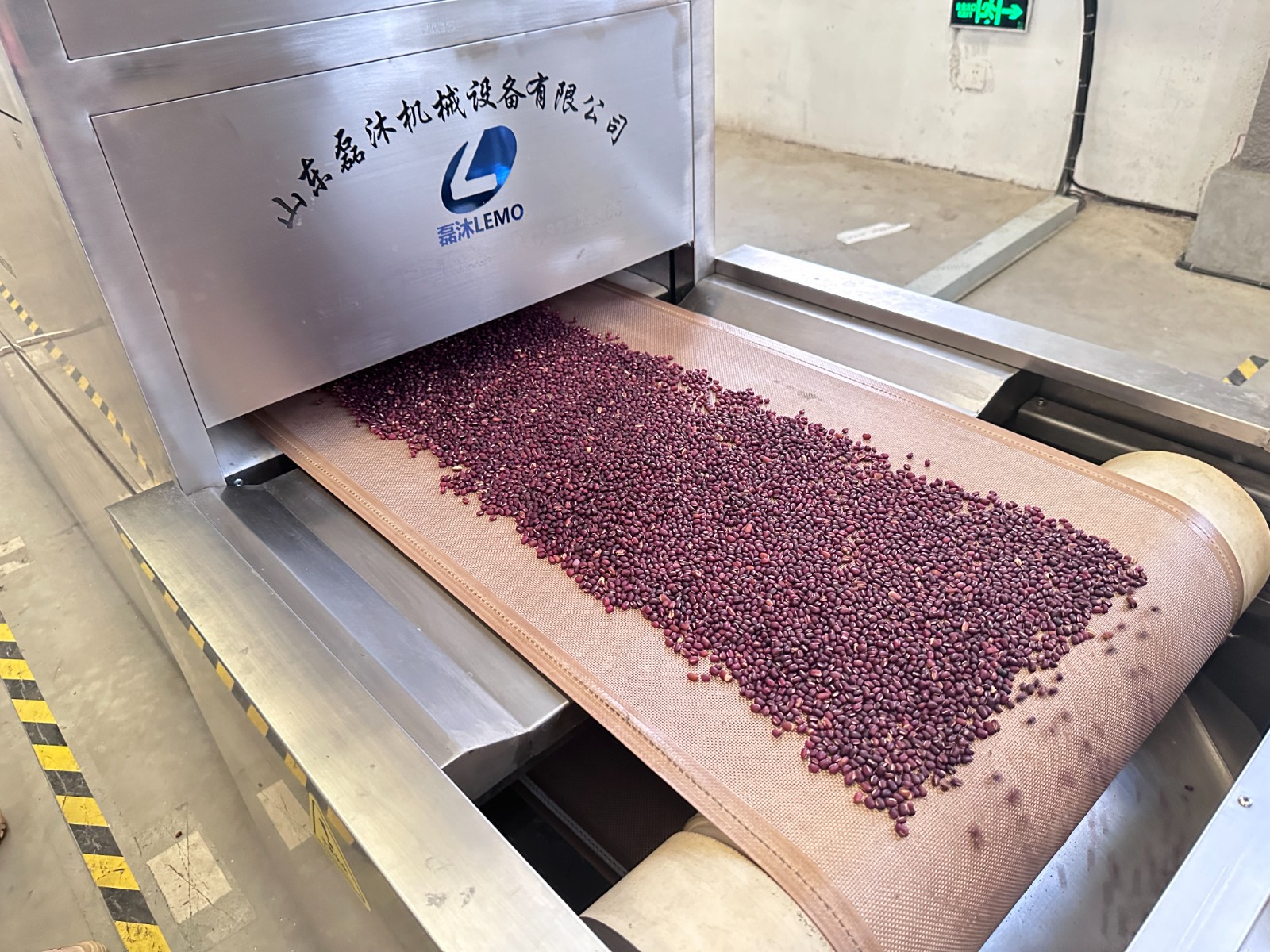 紅豆微波烤熟設備 酥脆豆子熟化機