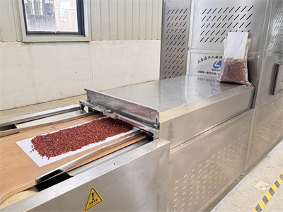 鮮花椒使用微波設備烘干行不行？